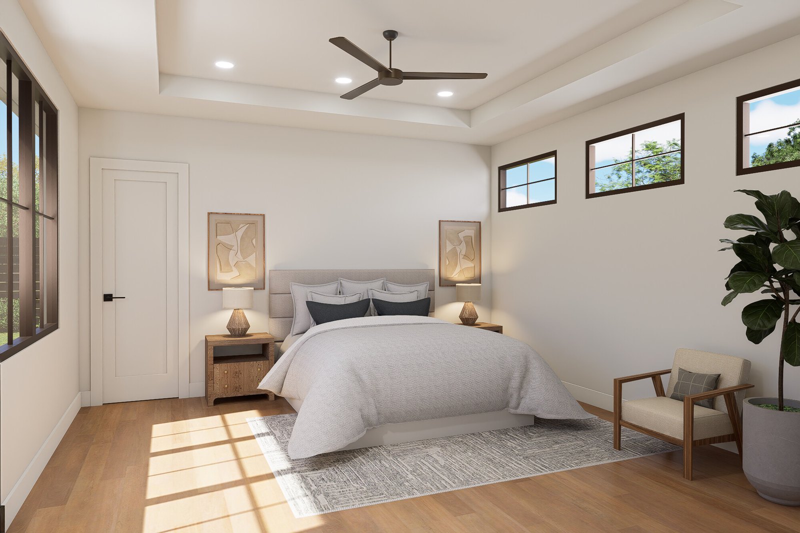 Primary Bedroom Rendering