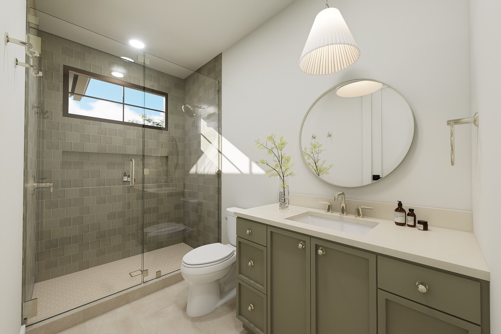 Upstairs Bath Rendering